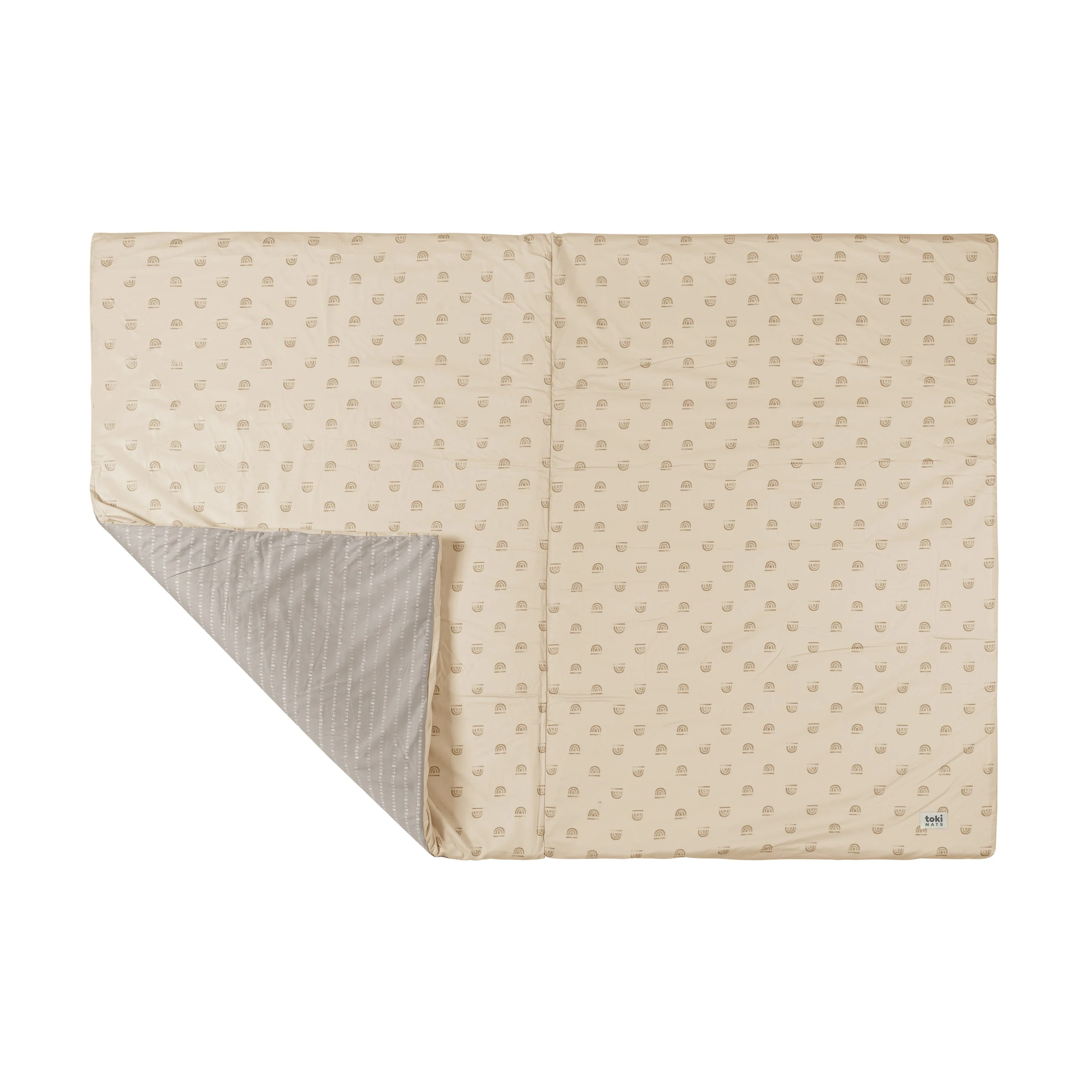 Toki Mats Padded Play Mat, Rainbow Stamp in Cream, Multiple Sizes - Image 31