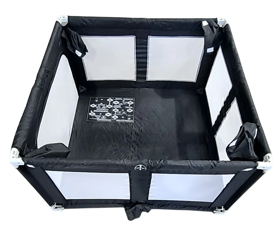 Infans Foldable Baby Playpen 50x50, Black - Image 2