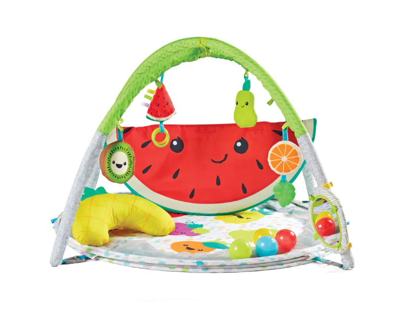 Infantino 4-in-1 Jumbo Activity Gym and Ball Pit, Fruit