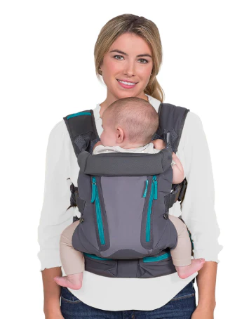Infantino Carry On Multi Pocket Carrier, Grey