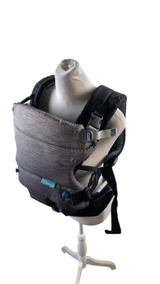 Infantino Go Forward 4-in-1 Evolved Ergonomic Carrier, Heather grey - Image 5