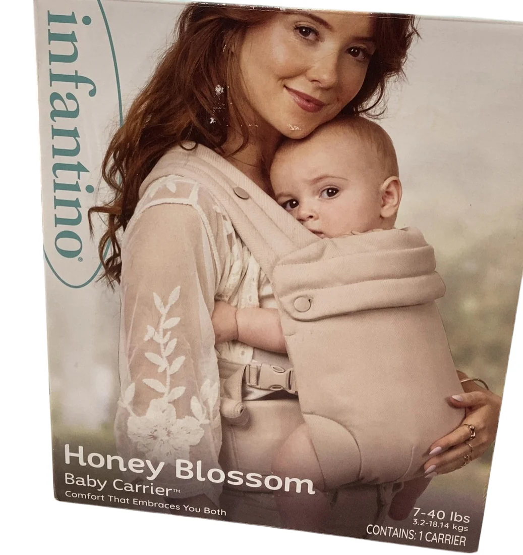 Infantino Honey Blossom Baby Carrier, Toasted Almond - Image 4