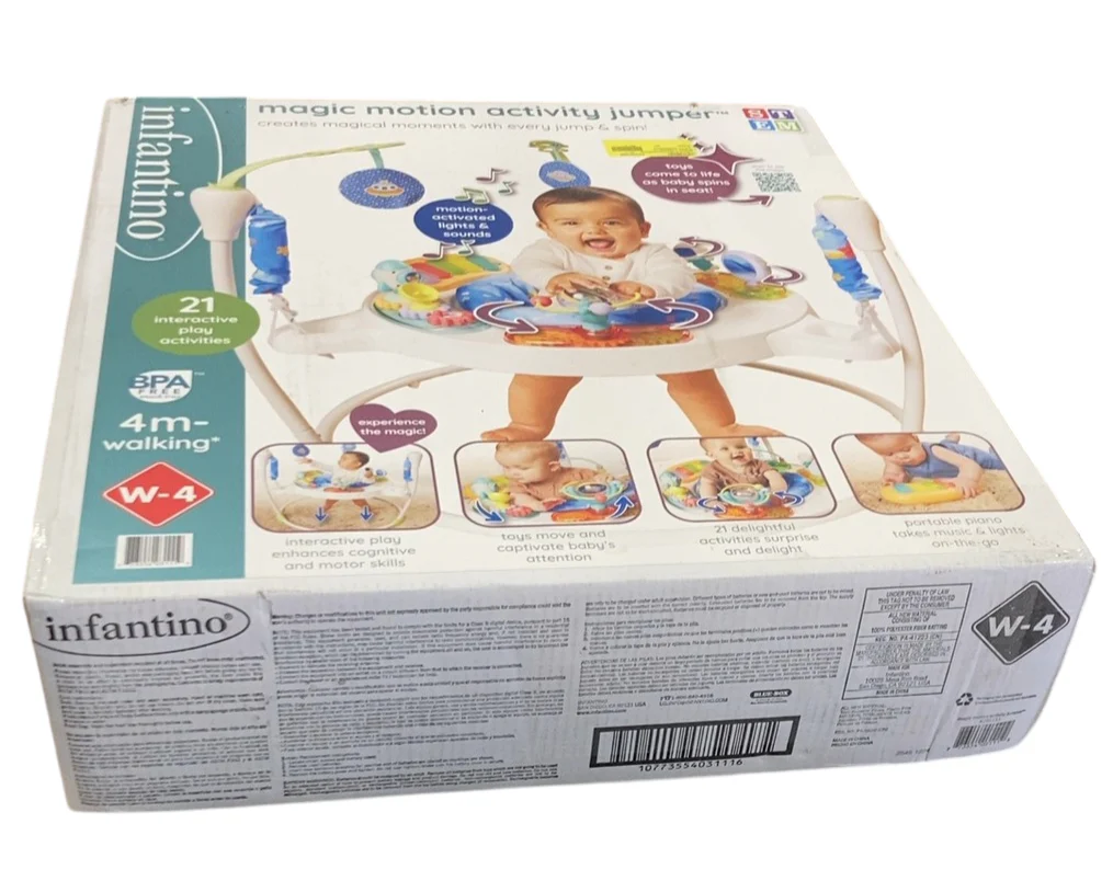 Infantino Magic Motion Activity Jumper, Space Explorers - Image 3