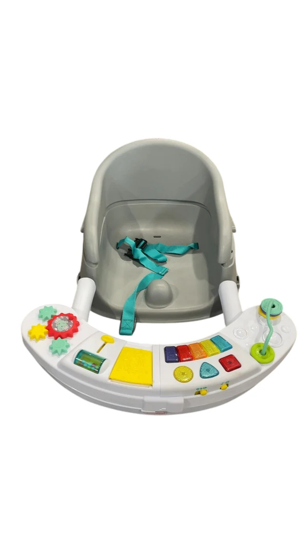 Infantino Music & Lights 3-in-1 Discovery Booster, Teal - Image 3