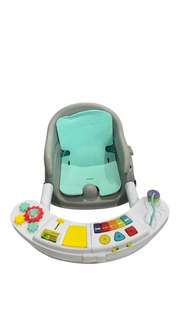 Infantino Music & Lights 3-in-1 Discovery Booster, Teal - Image 2
