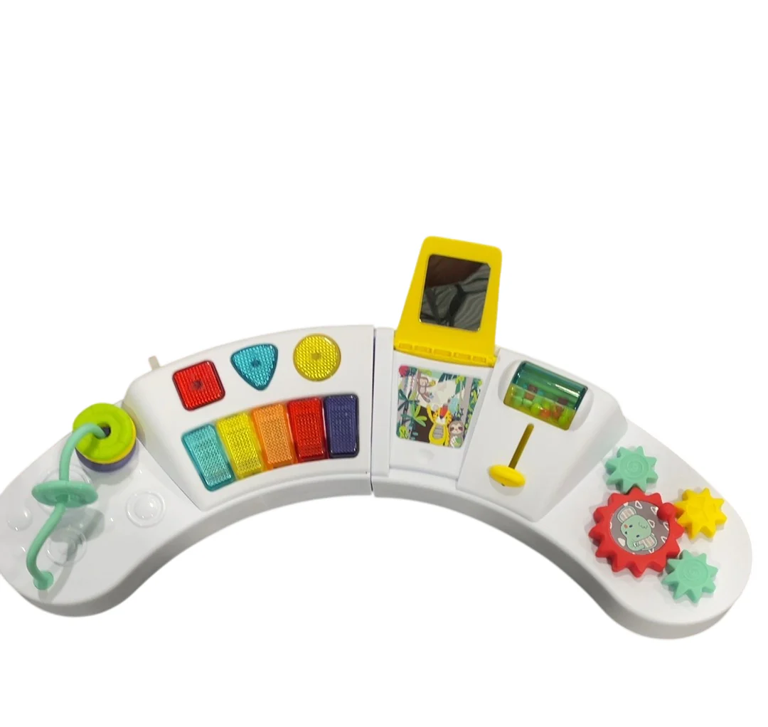 Infantino Music & Lights 3-in-1 Discovery Booster, Teal - Image 5