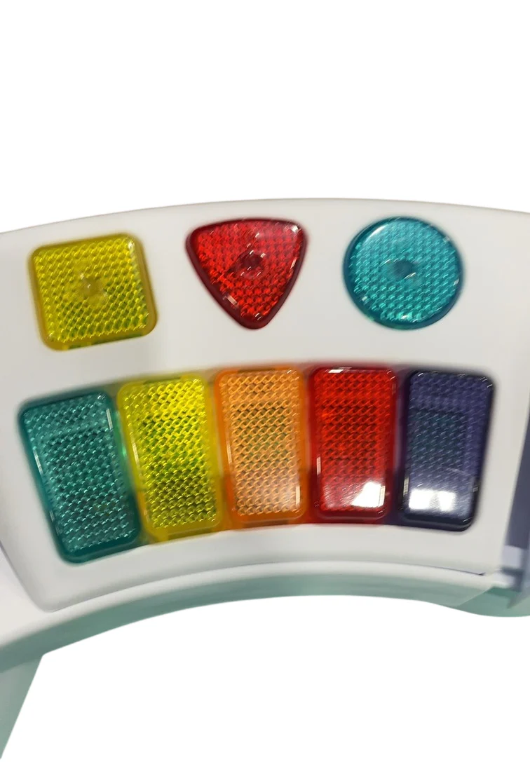 Infantino Music & Lights 3-in-1 Discovery Booster, Teal - Image 3
