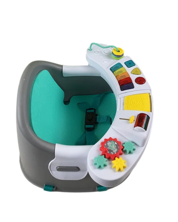 Infantino Music & Lights 3-in-1 Discovery Booster, Teal - Image 2
