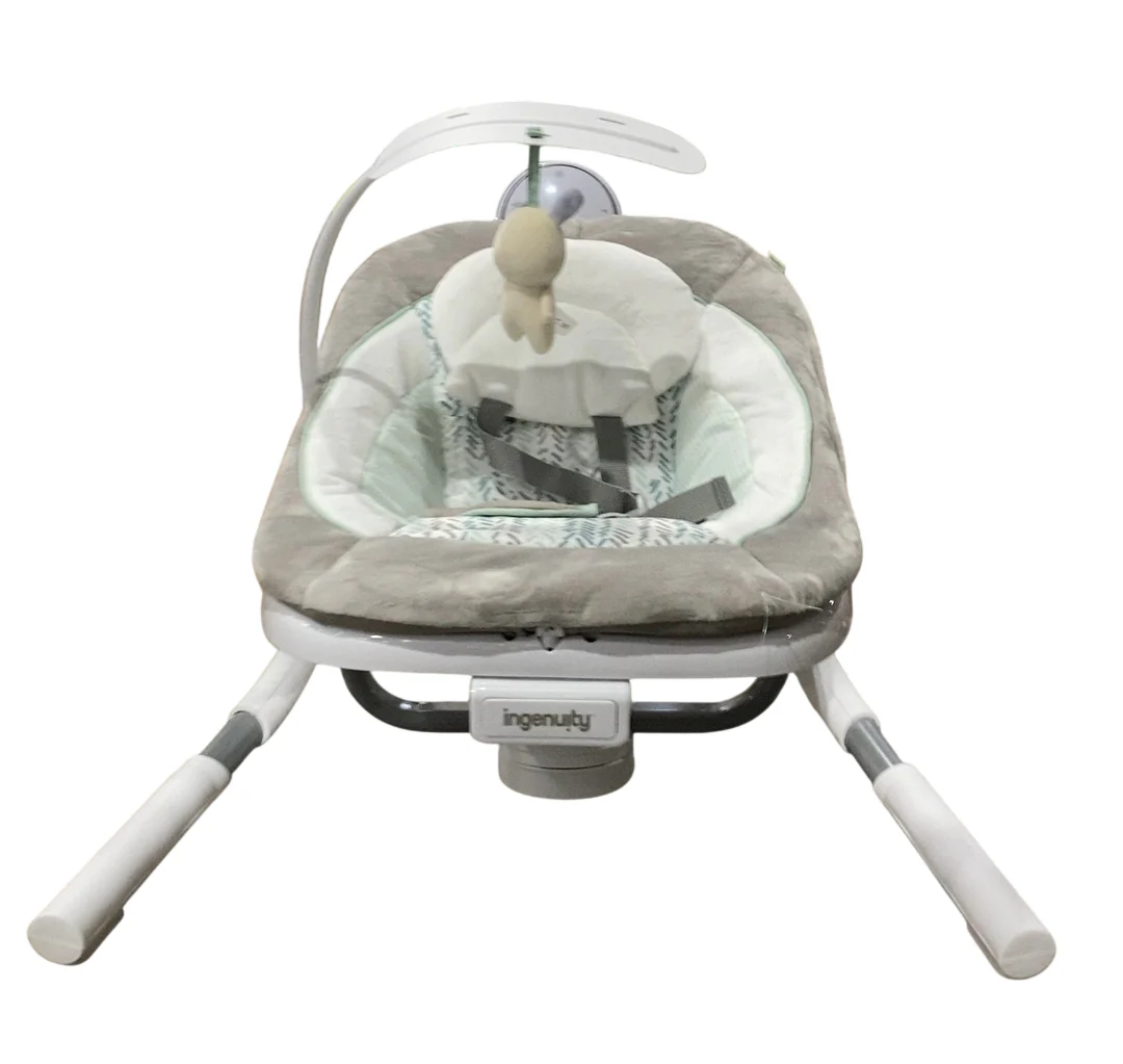 Ingenuity AnyWay Sway Power Adapt Dual-Direction Portable Swing, Ray