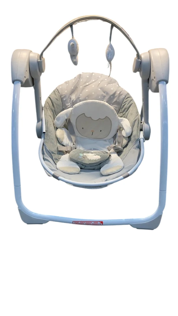 Ingenuity Comfort 2 Go Compact Portable Baby Swing, Cuddle Lamb