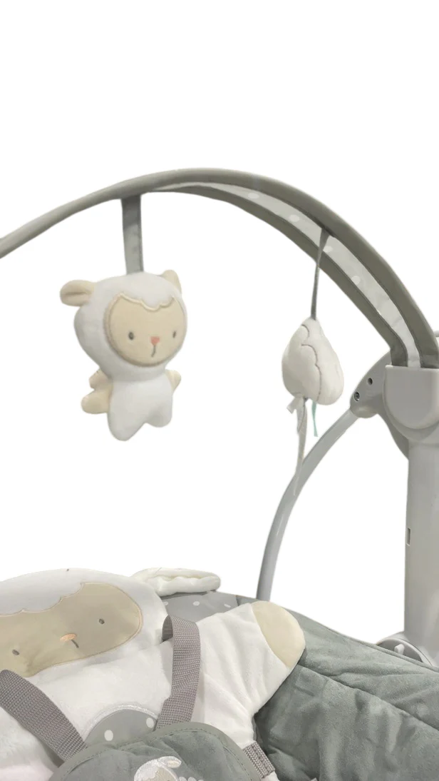 Ingenuity Comfort 2 Go Compact Portable Baby Swing, Cuddle Lamb - Image 6