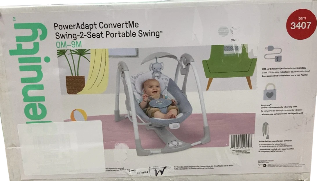 Ingenuity ConvertMe Swing-2-Seat, Swell - Image 4