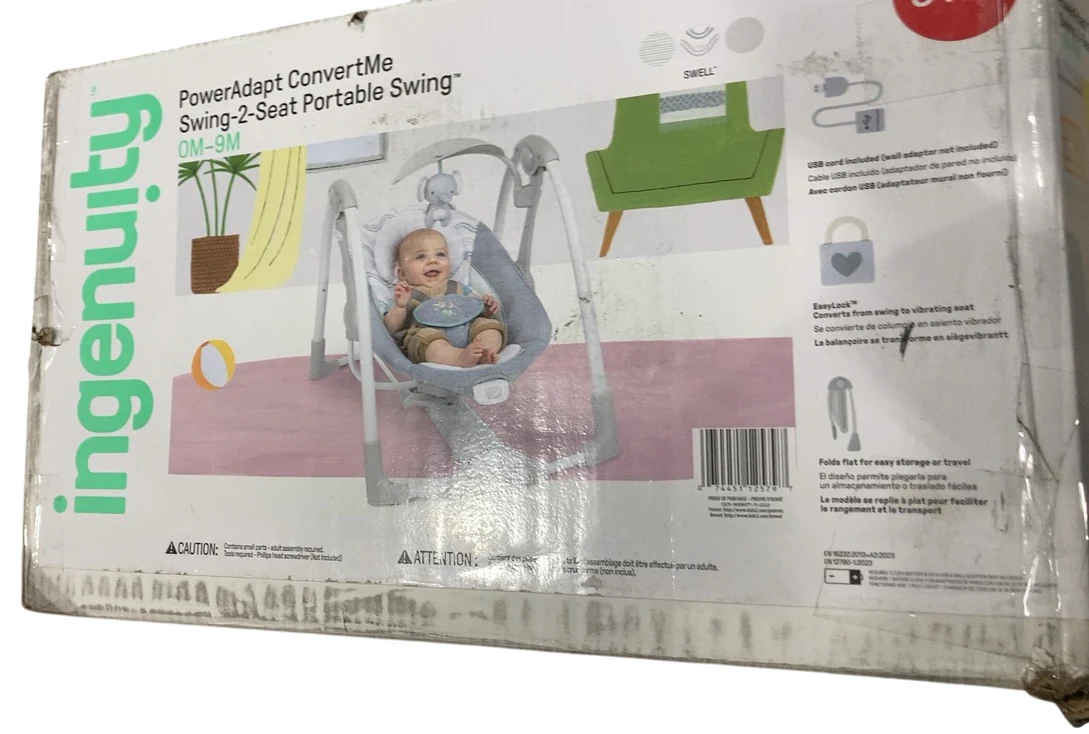 Ingenuity ConvertMe Swing-2-Seat, Swell - Image 2