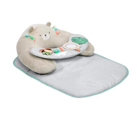 Ingenuity Cozy Prop 4-in-1 Sit Up & Prop Activity Mat, Nate