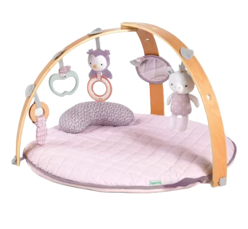 Ingenuity Cozy Spot Reversible Activity Gym, Pink - Image 2