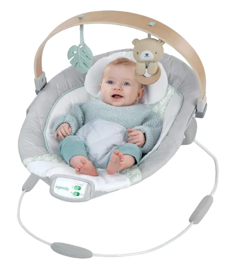 Ingenuity Cozy Spot Soothing Baby Bouncer, Nate - Image 3