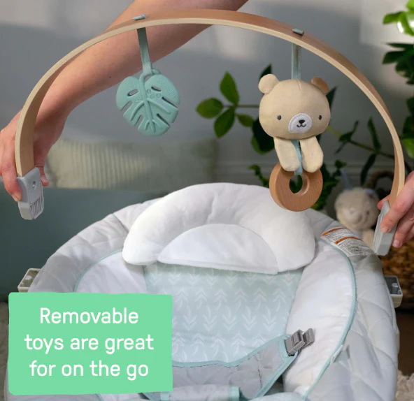 Ingenuity Cozy Spot Soothing Baby Bouncer, Nate - Image 4