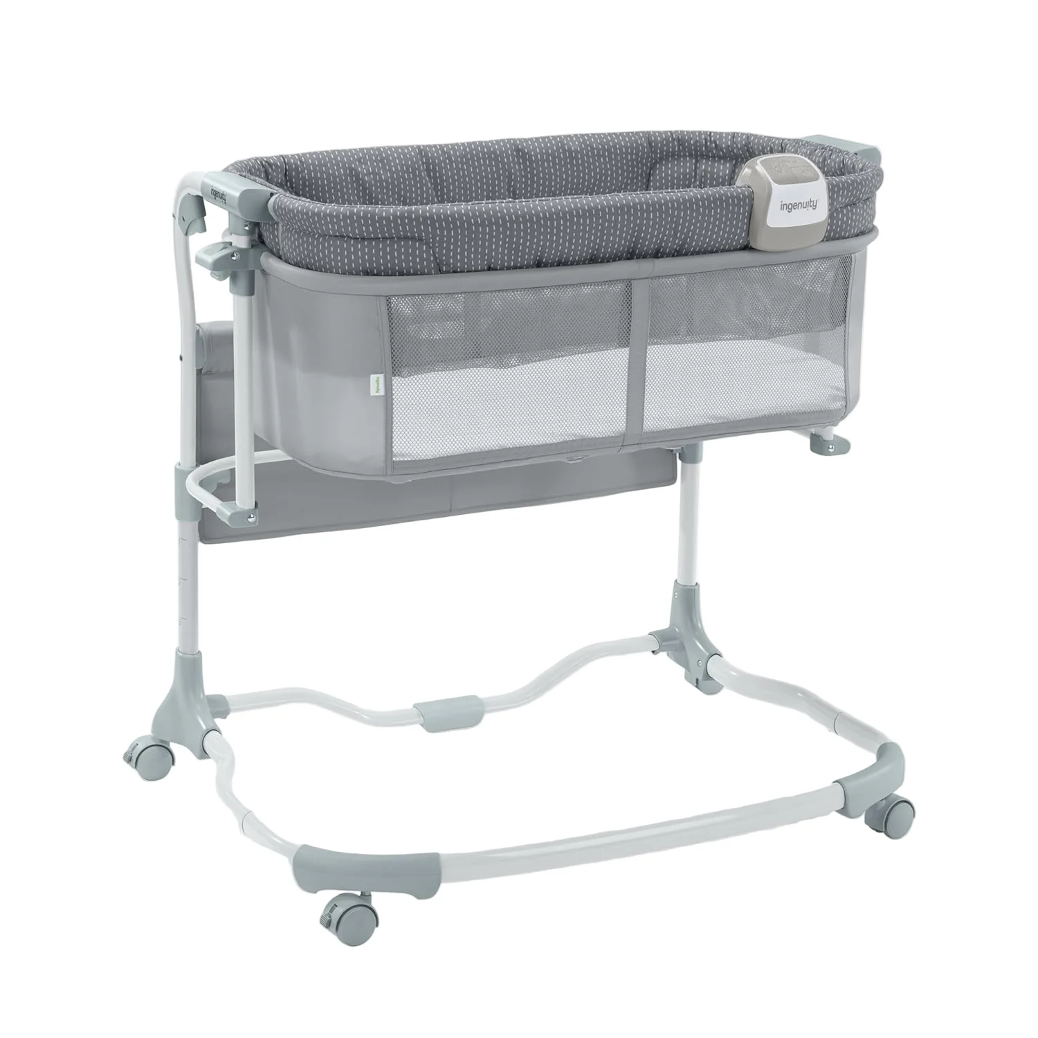 Ingenuity Dream & Grow Bedside Bassinet, Handstitch