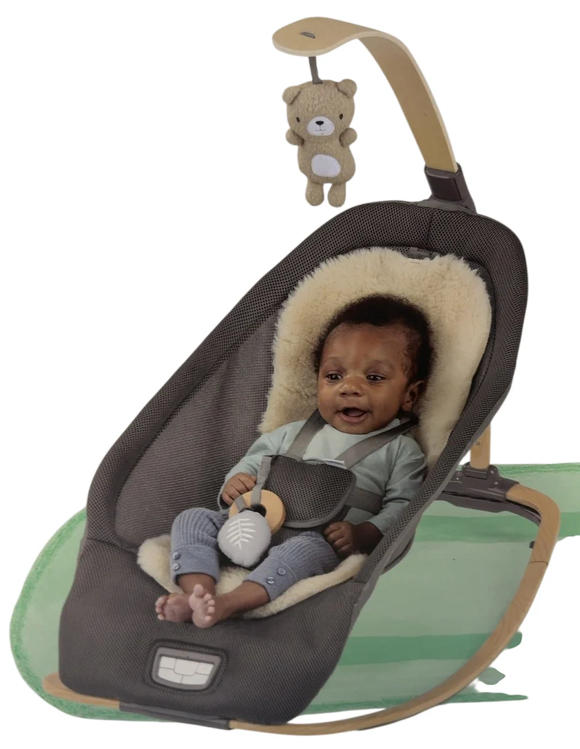 Ingenuity Every Season 2-in-1 Baby Rocker & Seat, Wesley (Grey) - Image 6