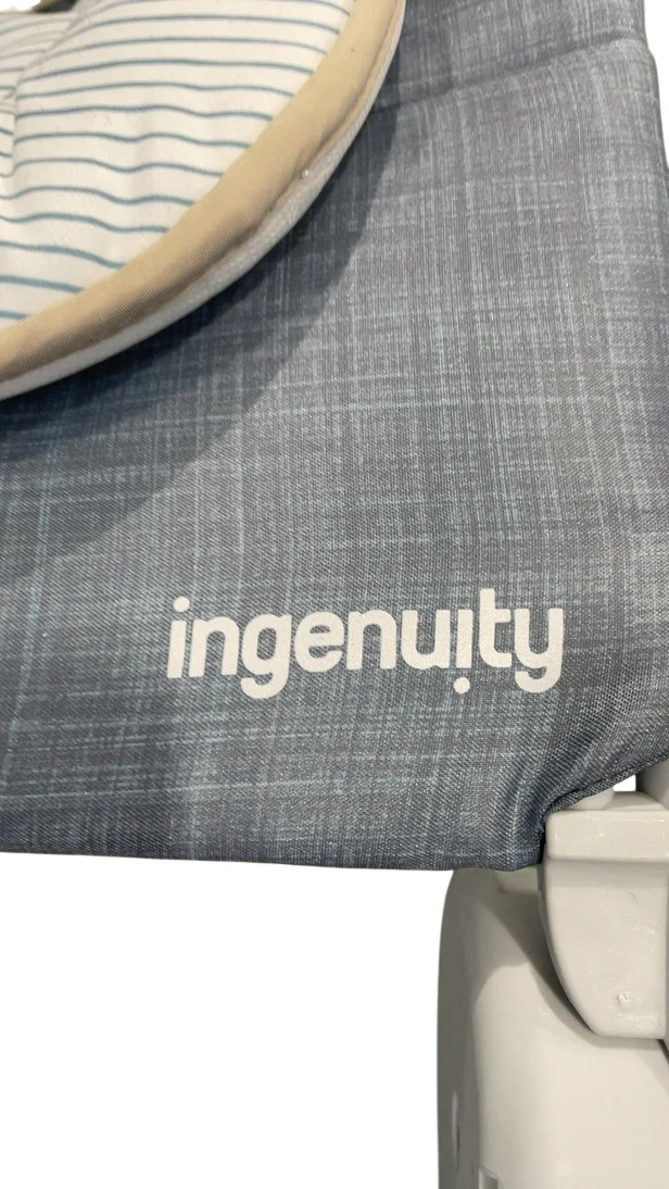 Ingenuity Happy Belly Rock-to-Bounce Massage Seat, Chambray - Image 5