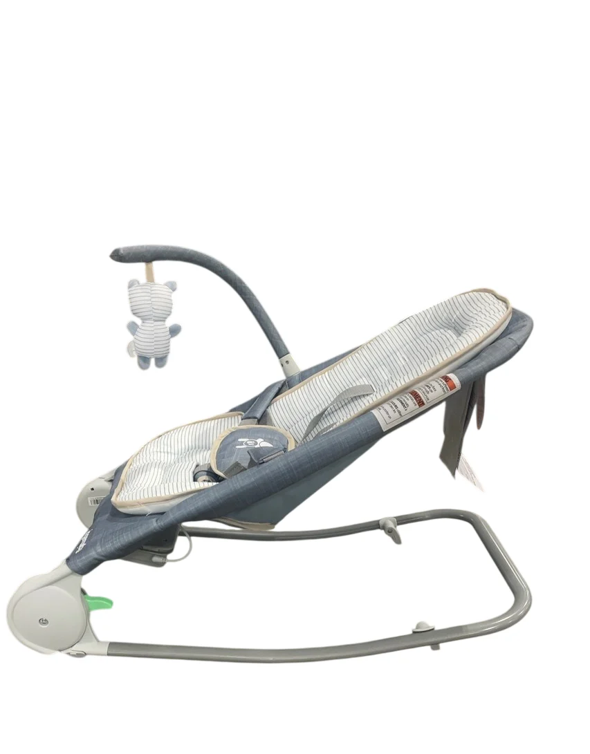 Ingenuity Happy Belly Rock-to-Bounce Massage Seat, Chambray - Image 2