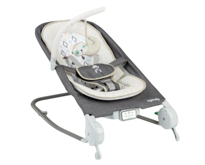 Ingenuity Happy Belly Rock-to-Bounce Massage Seat, Parker