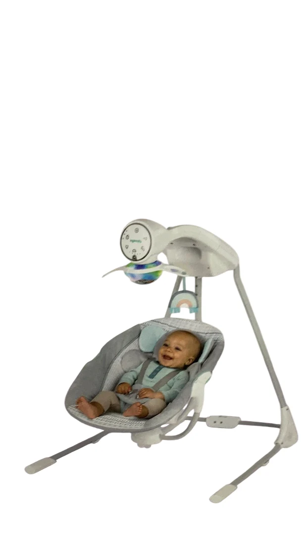 Ingenuity InLighten Soothing Swing, Van Elephant - Image 2