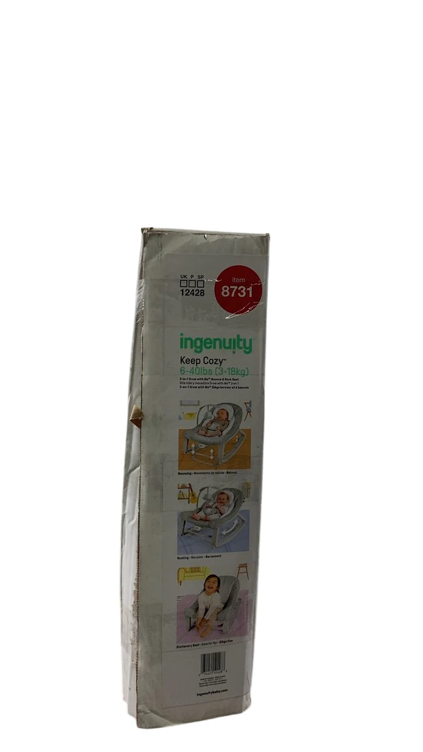 Ingenuity Keep Cozy 3-in-1 Grow With Me Bouncer & Rocker, Weaver - Image 5