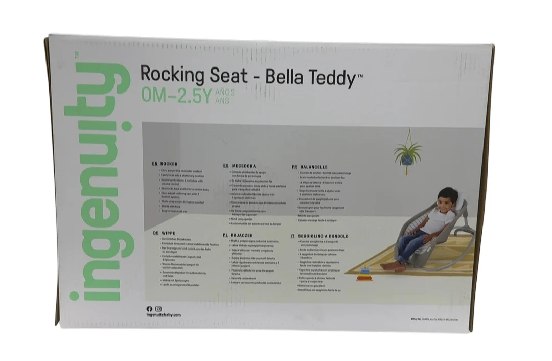 Ingenuity Rocking Seat, Bella Teddy - Image 4