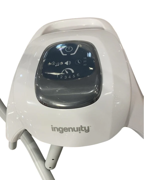 Ingenuity Simple Comfort 2-in-1 Swing Rocker, Chambray - Image 3