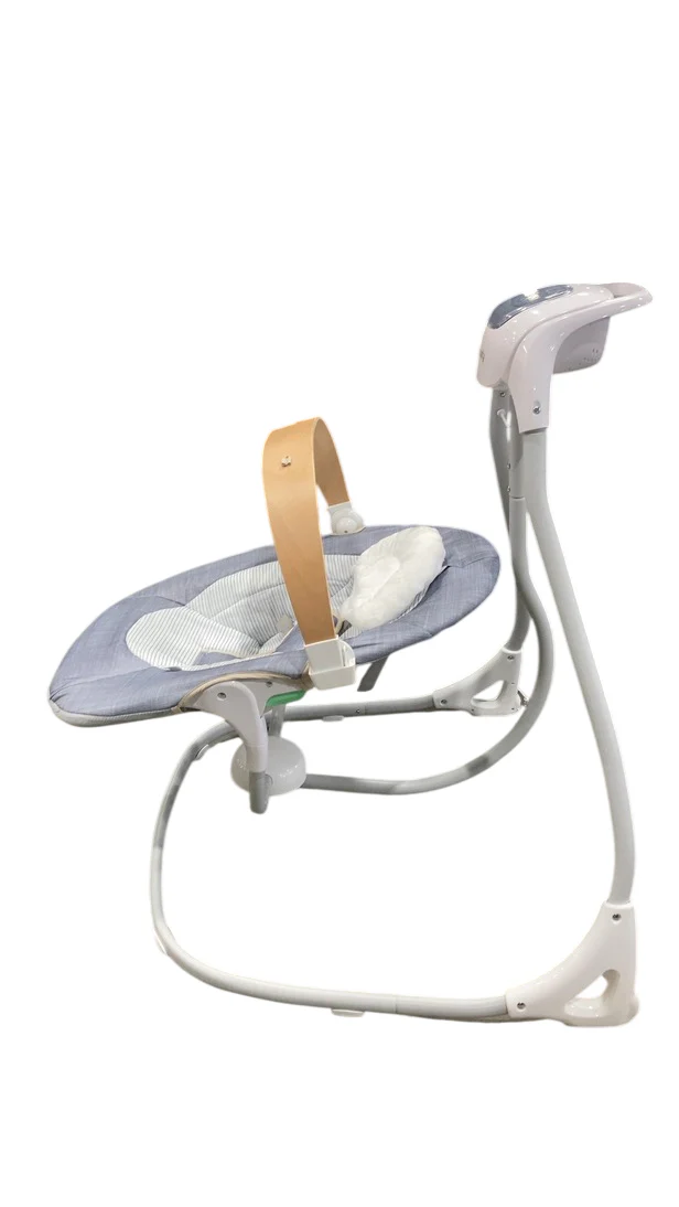 Ingenuity Simple Comfort 2-in-1 Swing Rocker, Chambray - Image 2