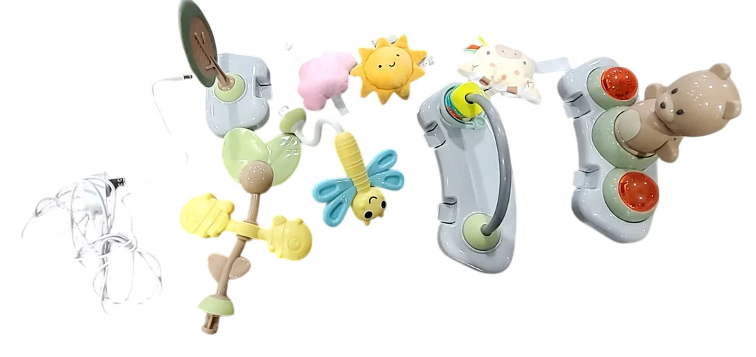 Ingenuity Spring & Sprout 2-in-1 Activity Center, Chambray - Image 4