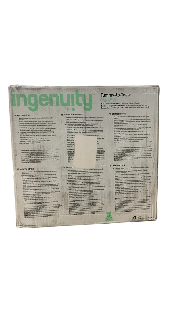 Ingenuity Tummy-to-Toes Play Gym, 6-in-1 Milestone Center - Image 3
