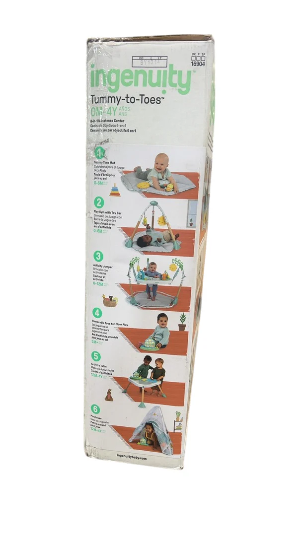 Ingenuity Tummy-to-Toes Play Gym, 6-in-1 Milestone Center - Image 3
