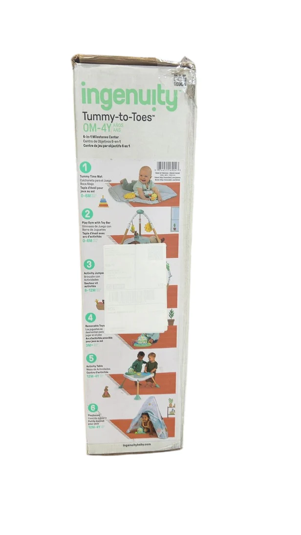 Ingenuity Tummy-to-Toes Play Gym, 6-in-1 Milestone Center - Image 4