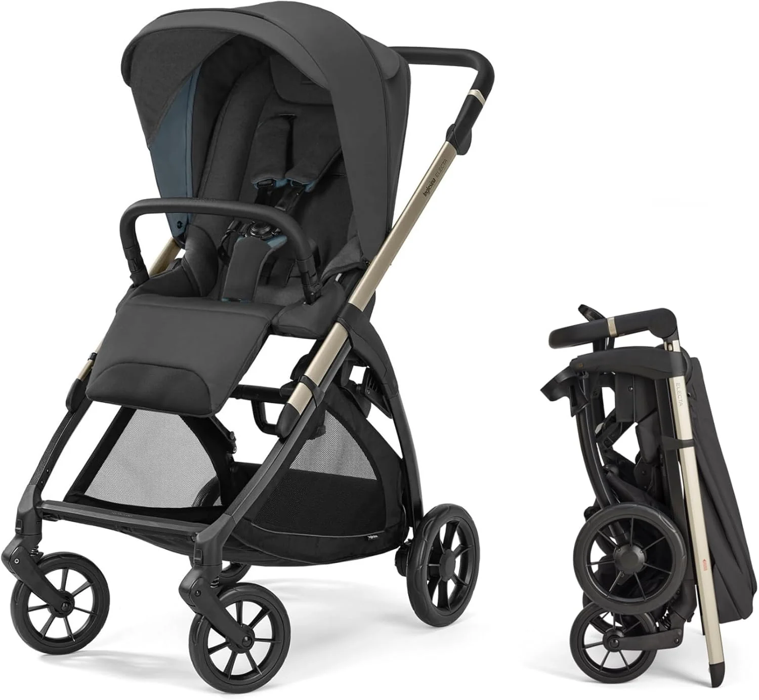 Inglesina Electa Stroller, Upper Black, 2024