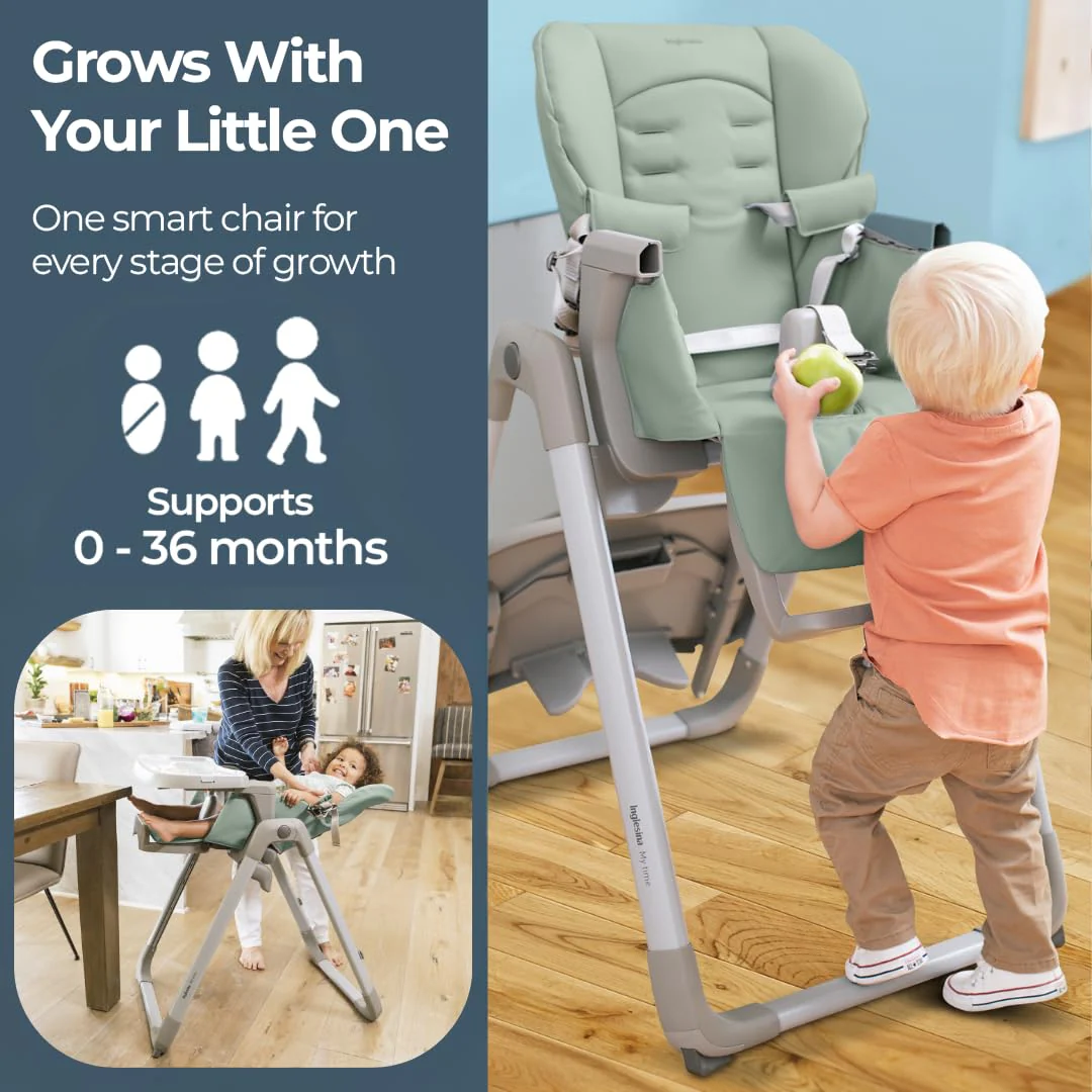 Inglesina MyTime Highchair, Mint - Image 2