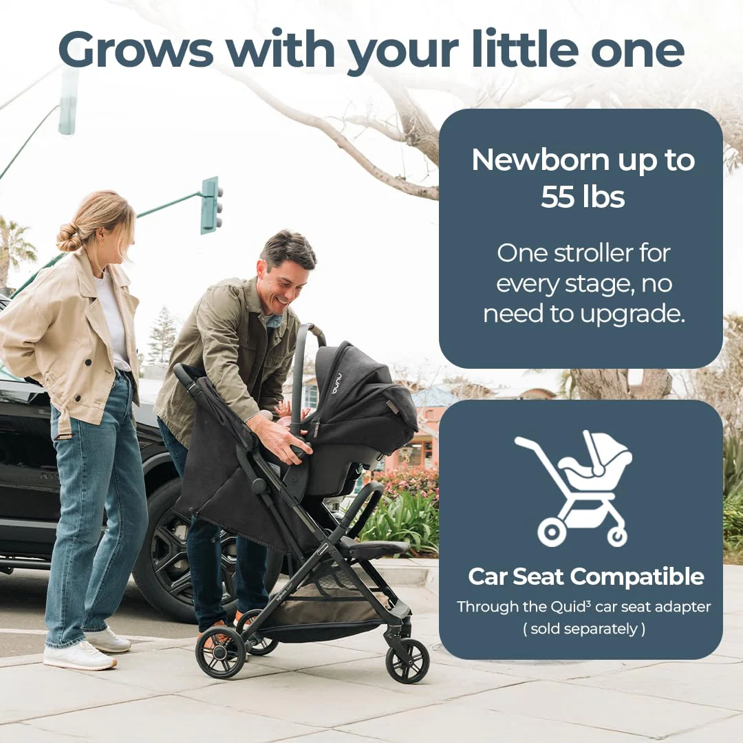 Inglesina Quid 3 Stroller, 2025, Cosmic Black - Image 3