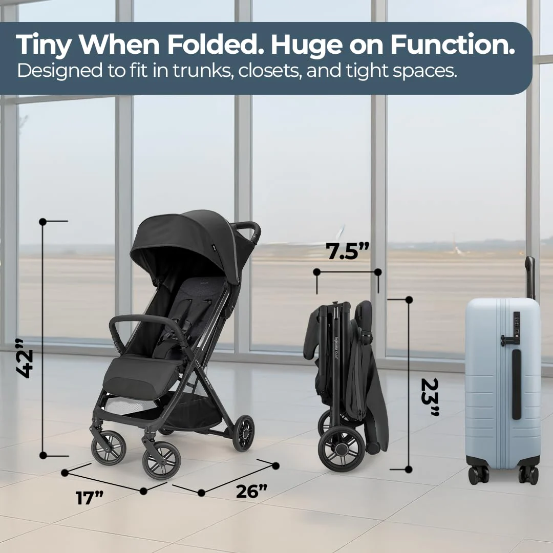Inglesina Quid 3 Stroller, 2025, Cosmic Black - Image 5