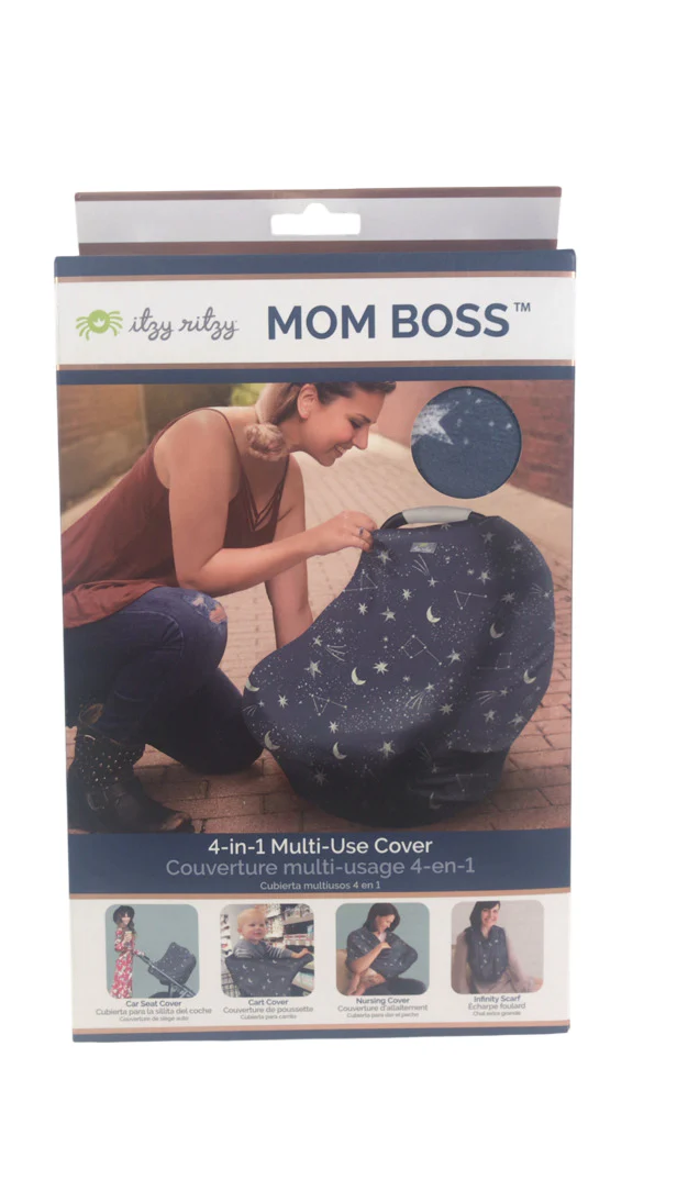 Itzy Ritzy Mom Boss 4-in-1 Multi-Use Nursing Cover, Constellation - Image 2