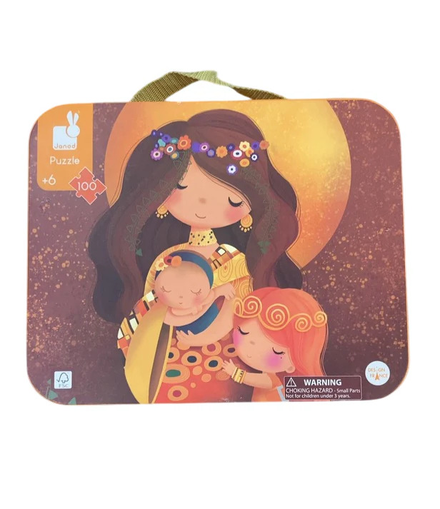 Janod 100 Piece Children’s Jigsaw Puzzle, Inspired by Klimt - Image 2