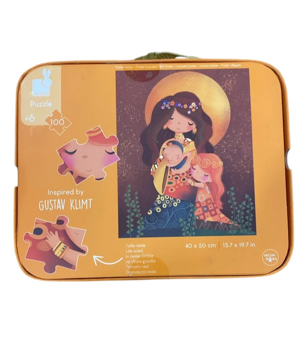 Janod 100 Piece Children’s Jigsaw Puzzle, Inspired by Klimt - Image 3