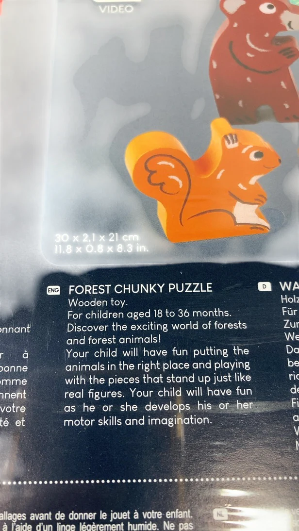 Janod Chunky Puzzle, Forest - Image 4