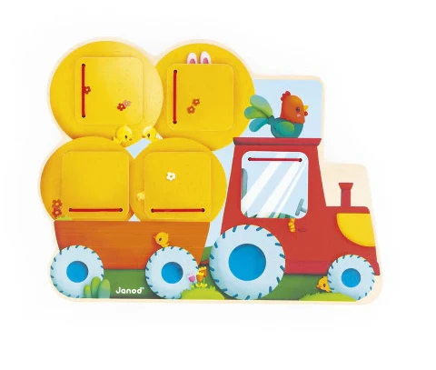 Janod Farm Tractor Hide & Seek, 12m+