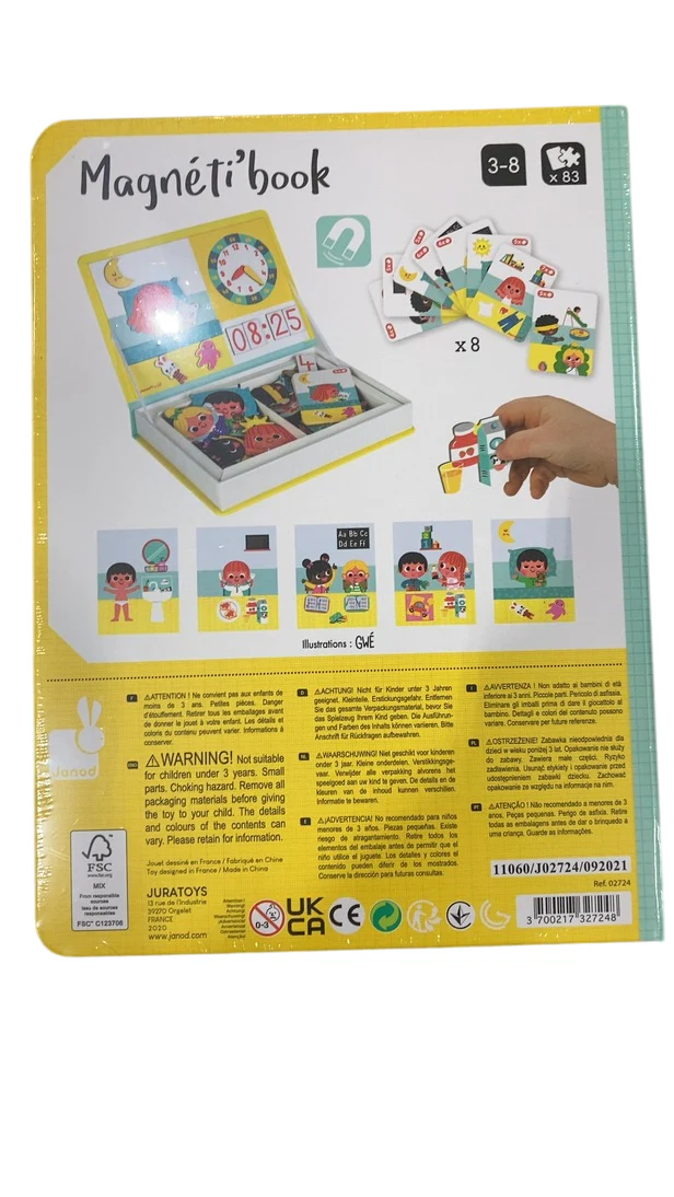 Janod Magneti' Book, Learn To Tell the Time - Image 3