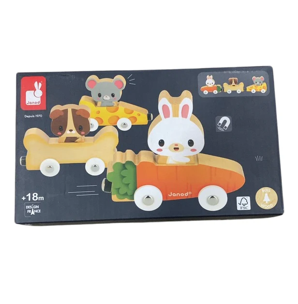 Janod Magnetic Pets Train, 18m+ - Image 2