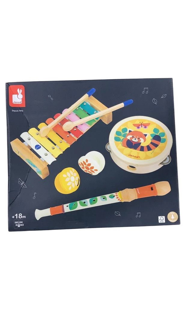 Janod Rainbow Musical Instrument Set - Image 3