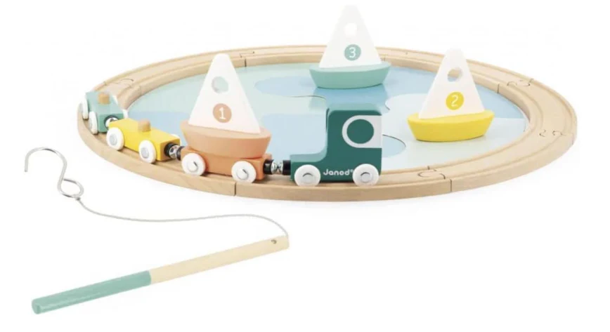 Janod Sailing Boat Circuit, 20 Piece Set