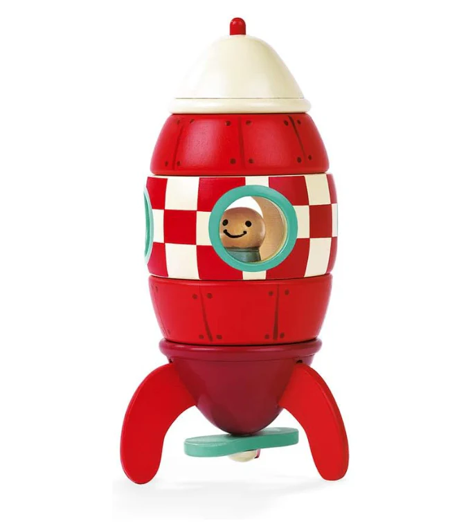Janod Small Wood Magnetic Rocket Kit