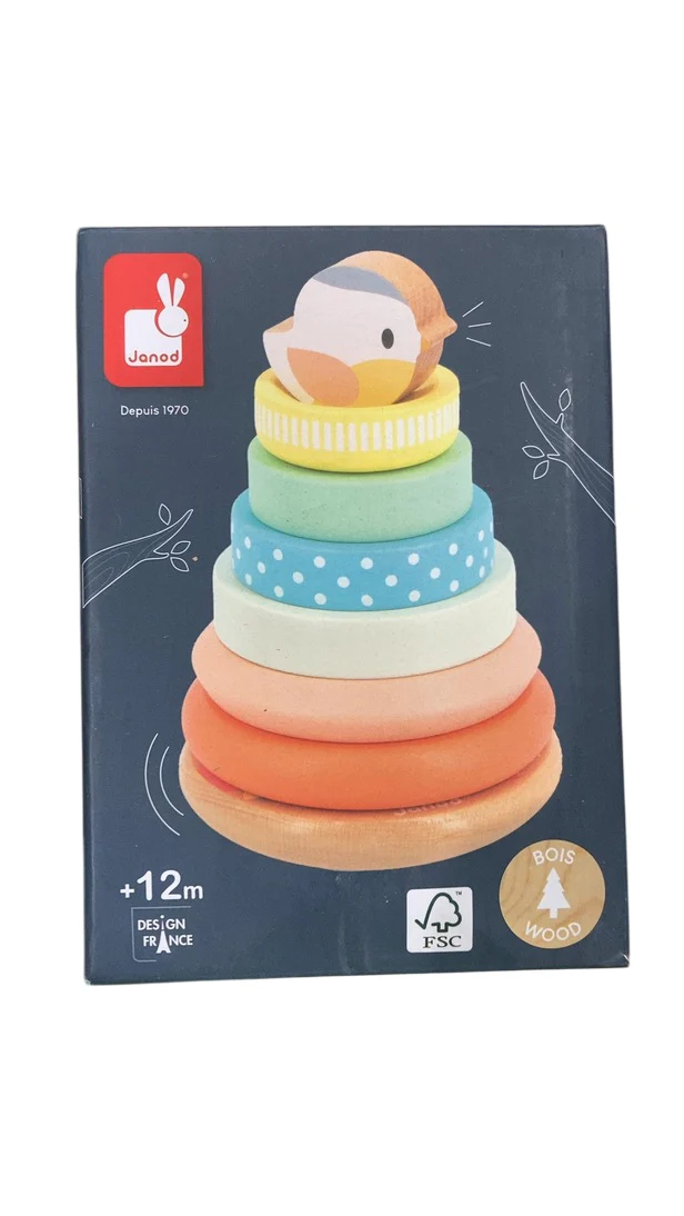 Janod Stackable Nest Pure, Pastel - Image 2